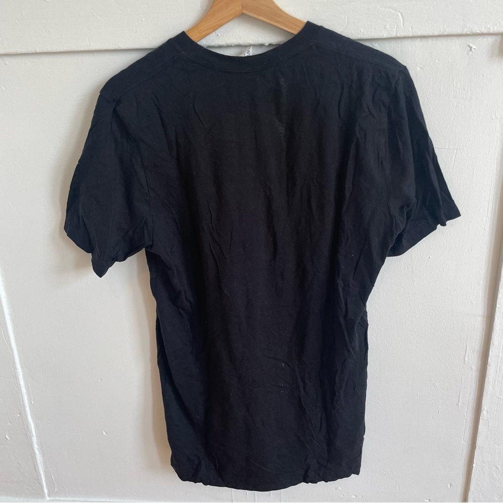 Bella Canvas Black Tee with White Print - Picture 4 of 4